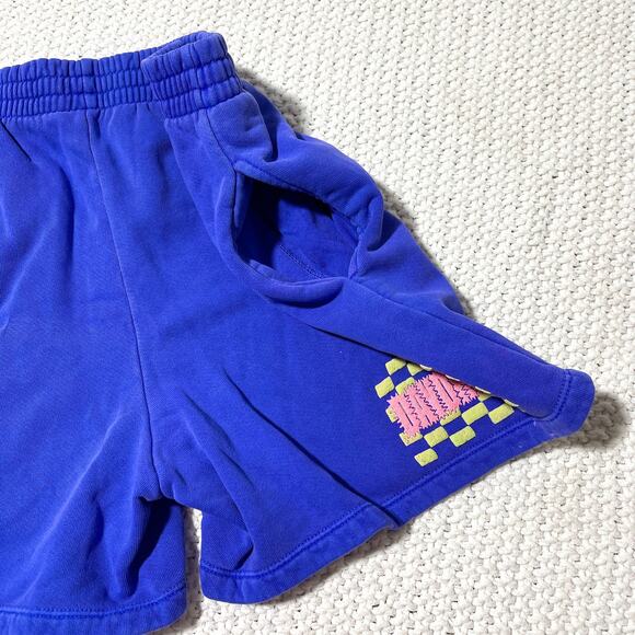 DAYDREAMER Hi- Frequency Sweat Sweat Short Puff Paint Graphic Pockets S - Picture 5 of 9